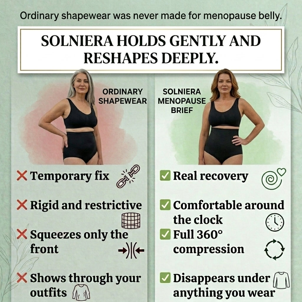High-waisted shaping underwear for menopause belly