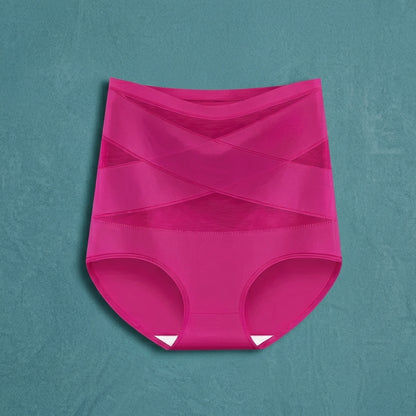 High-waisted postpartum shaping underwear
