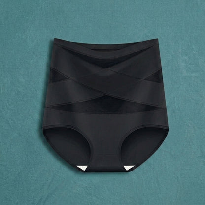 High-waisted postpartum shaping underwear